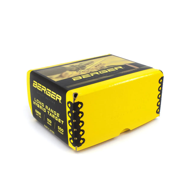 Berger LR Hybrid Target 6mm (.243) 109gr Projectiles (500/box)