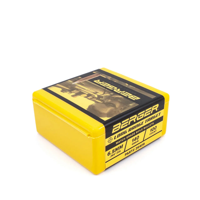 Berger Long Range BT Target 6.5mm (.264) 140gr Projectiles (100/box)