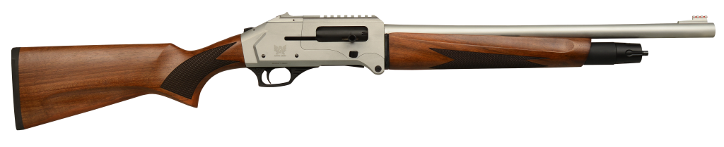 AXOR ARMS BUSHPIG 2.0 12G 20" LEVER RELEASE SHOTGUN 5+1 BLACK/WALNUT STOCK