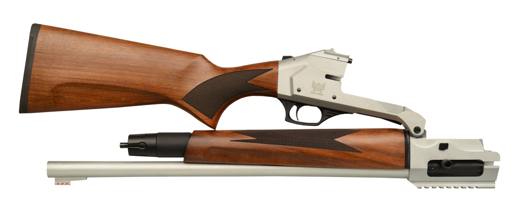 AXOR ARMS BUSHPIG 2.0 12G 20" LEVER RELEASE SHOTGUN 5+1 BLACK/WALNUT STOCK