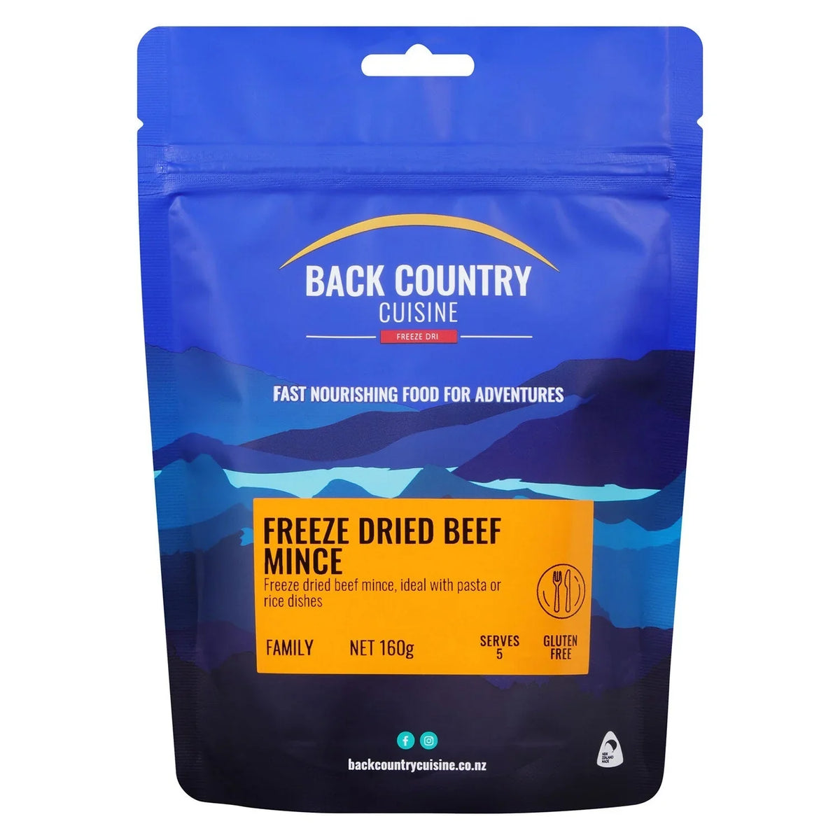 Back Country Foods Freeze Dried Beef Mince