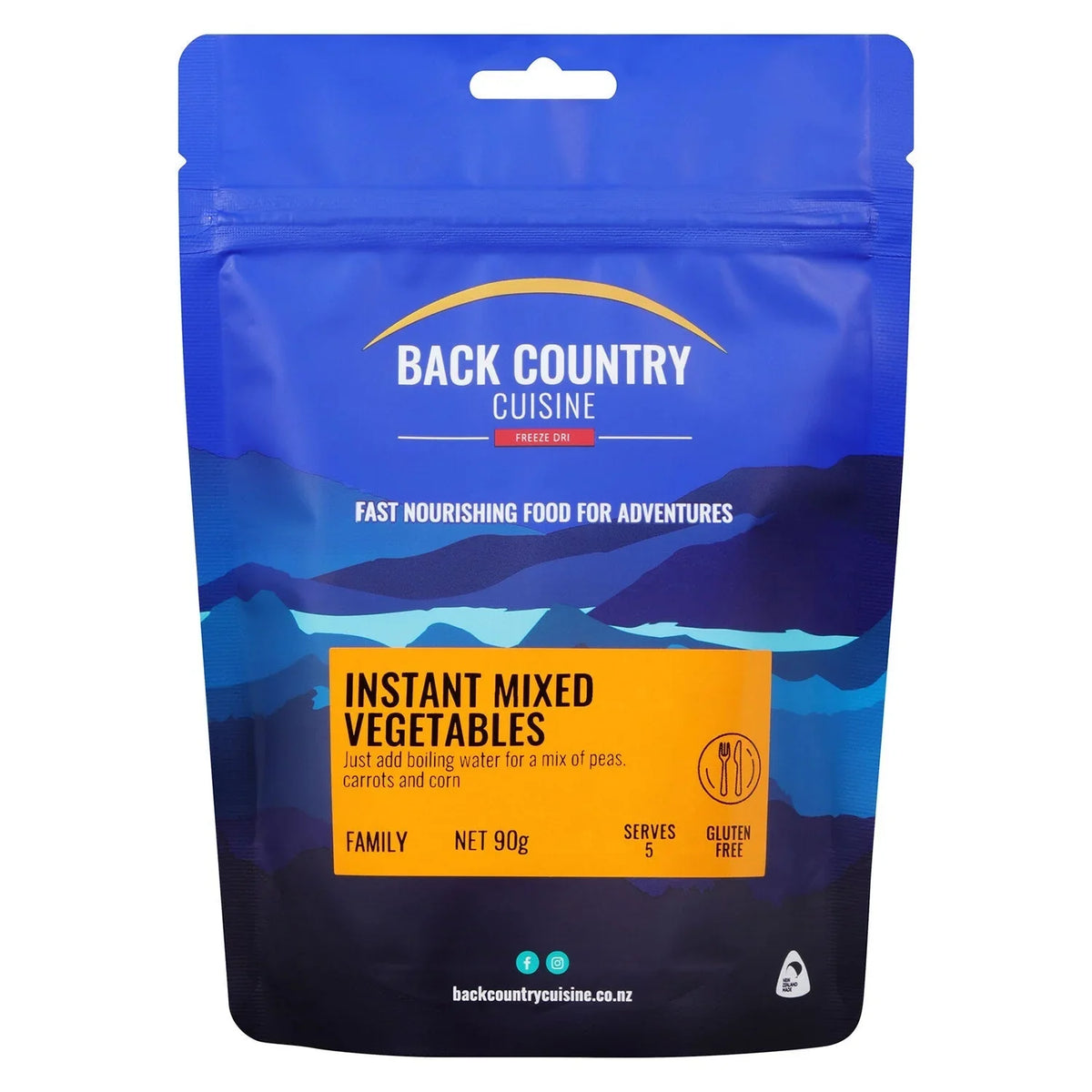 Back Country Foods Instant Mixed Vegetables