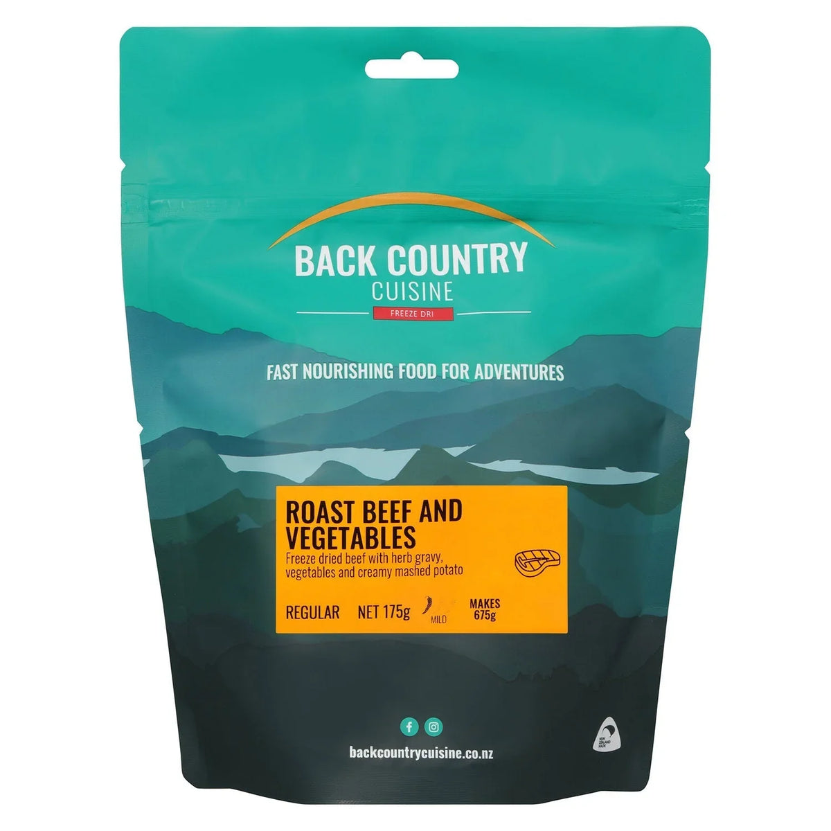 Back Country Foods Roast Beef And Vegetables