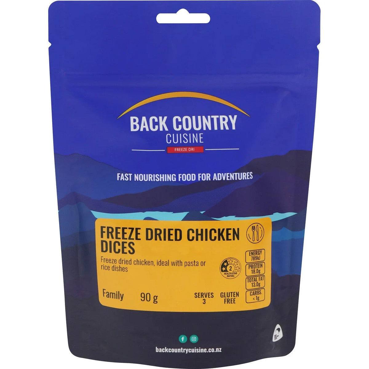Back Country Foods Freeze Dried Chicken Dices
