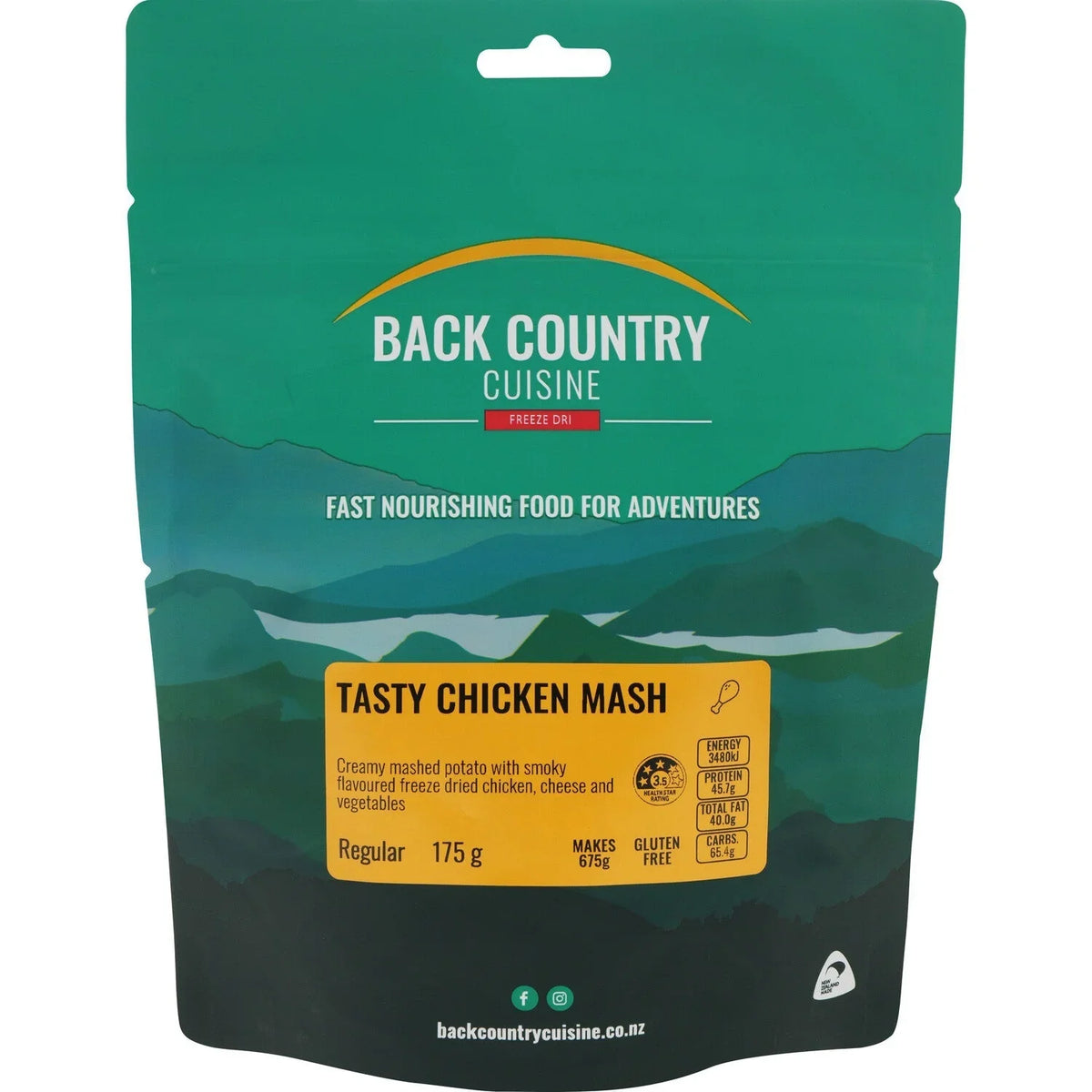 Back Country Foods Tasty Chicken Mash - Hunt The Night