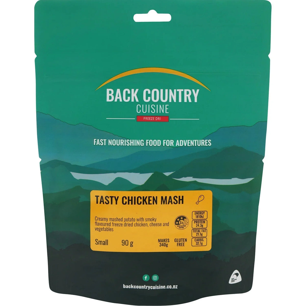 Back Country Foods Tasty Chicken Mash - Hunt The Night