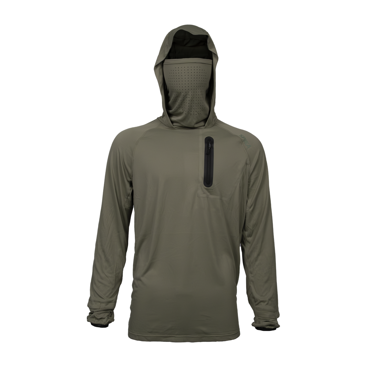 Spiker Bandit Hoodie - Moss Green - Mens - Moss Green