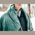 NAKIE OLIVE GREEN SUSTAINABLE DOWN - PUFFY BLANKET - Hunt The Night