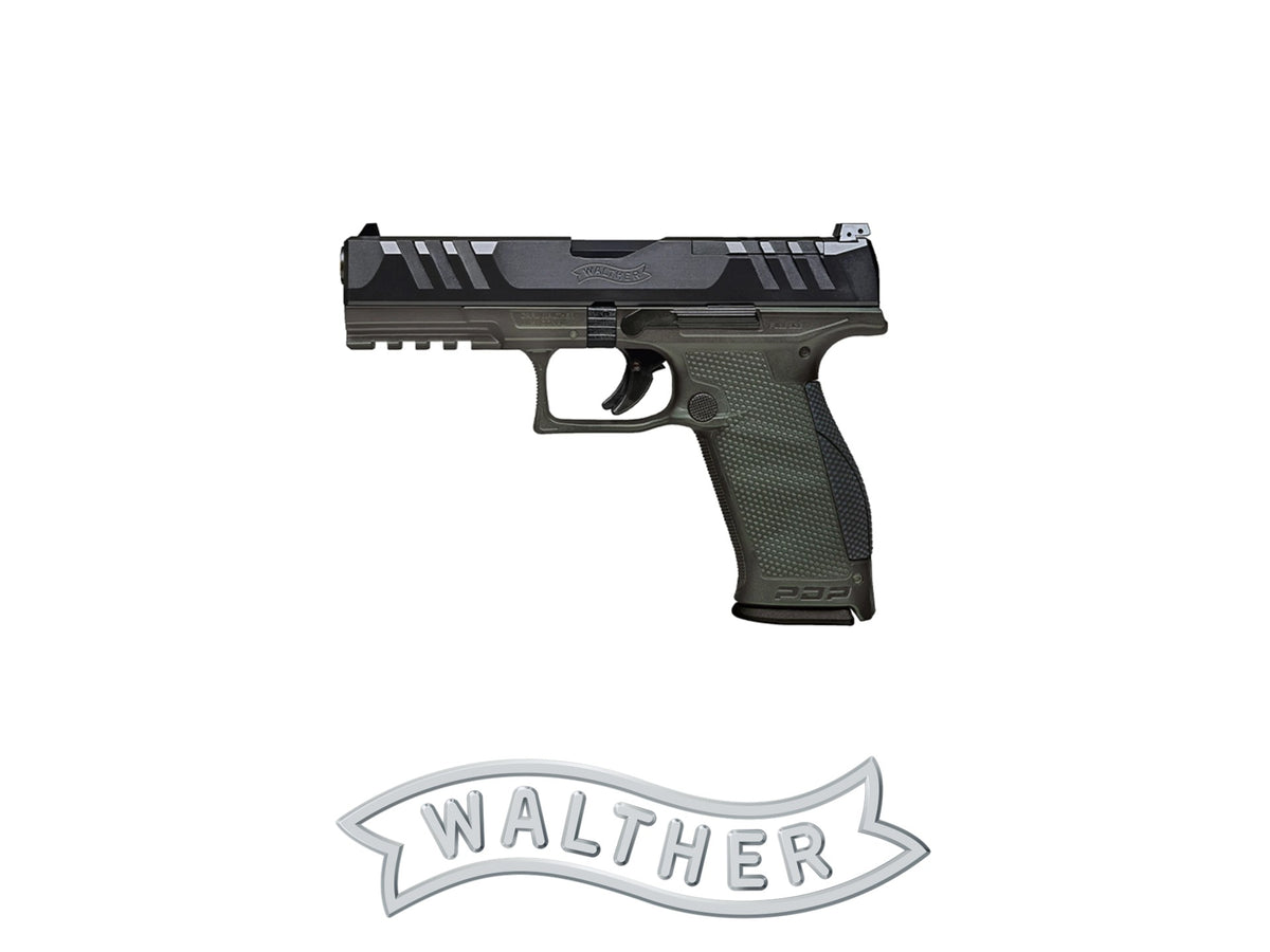 Walther PDP Fullsize 4.5in 9x19mm pistol - OD Green