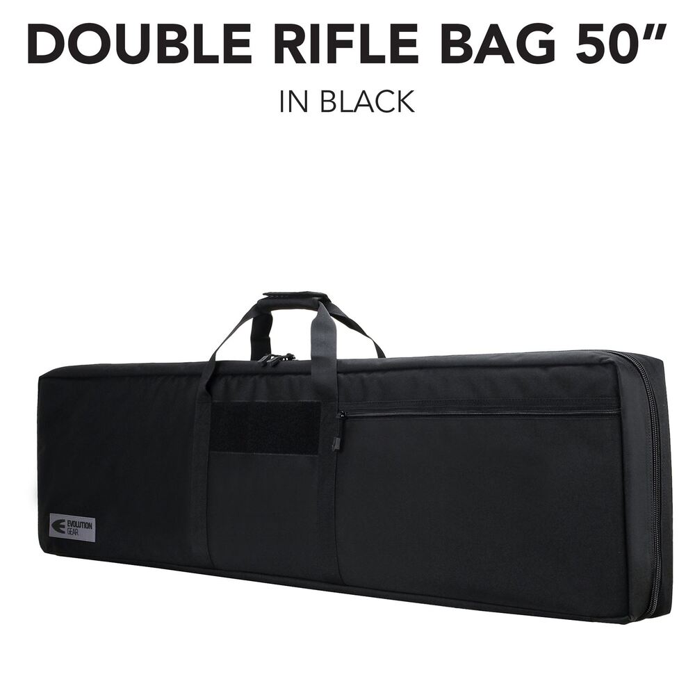 Evolution Gear 50" Double Rifle Bag - Black