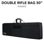 Evolution Gear 50" Double Rifle Bag - Black