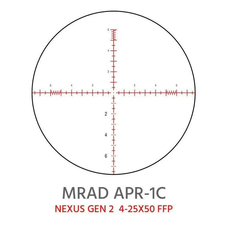 ELEMENT OPTICS GEN 2 NEXUS 4-25×50 FFP-MRAD 2APR-1C - Hunt The Night