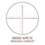 ELEMENT OPTICS GEN 2 NEXUS 4-25×50 FFP-MRAD 2APR-1C - Hunt The Night