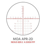 ELEMENT OPTICS GEN 2 NEXUS 4-25×50 FFP APR-2D MOA - Hunt The Night