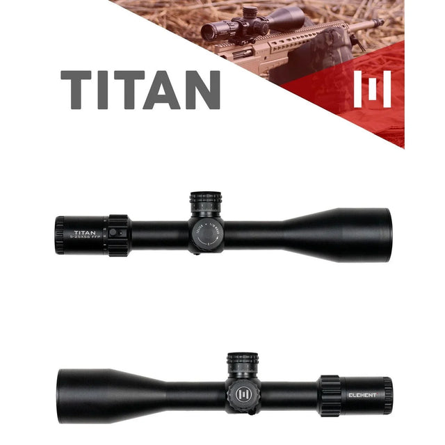 Element Optics Titan 5-25—56 Ffp-moa Ehr-1c