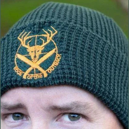 EDGE OF THE OUTBACK BEANIE - FOREST GREEN - Hunt The Night