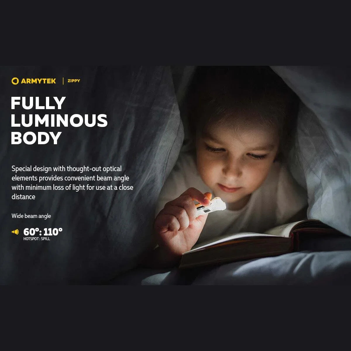 ARMYTEK ZIPPY (GREY) - Hunt The Night