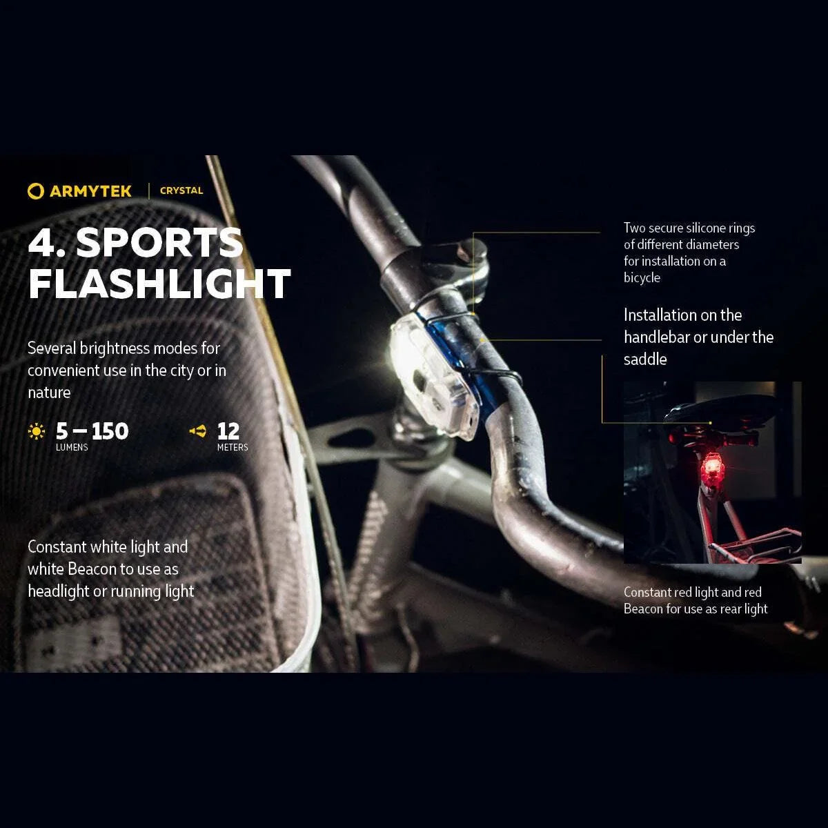 ARMYTEK CRYSTAL (RED) - Hunt The Night