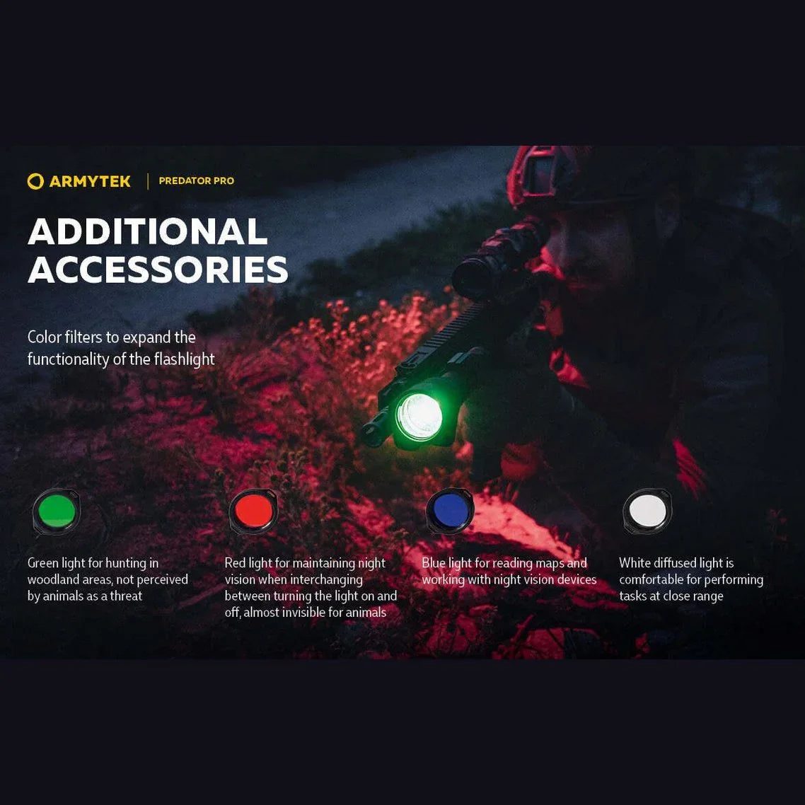 ARMYTEK PREDATOR PRO MAGNET USB (WARM LIGHT) - Hunt The Night