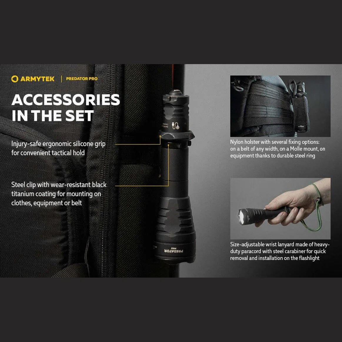 ARMYTEK PREDATOR PRO MAGNET USB (WARM LIGHT) - Hunt The Night