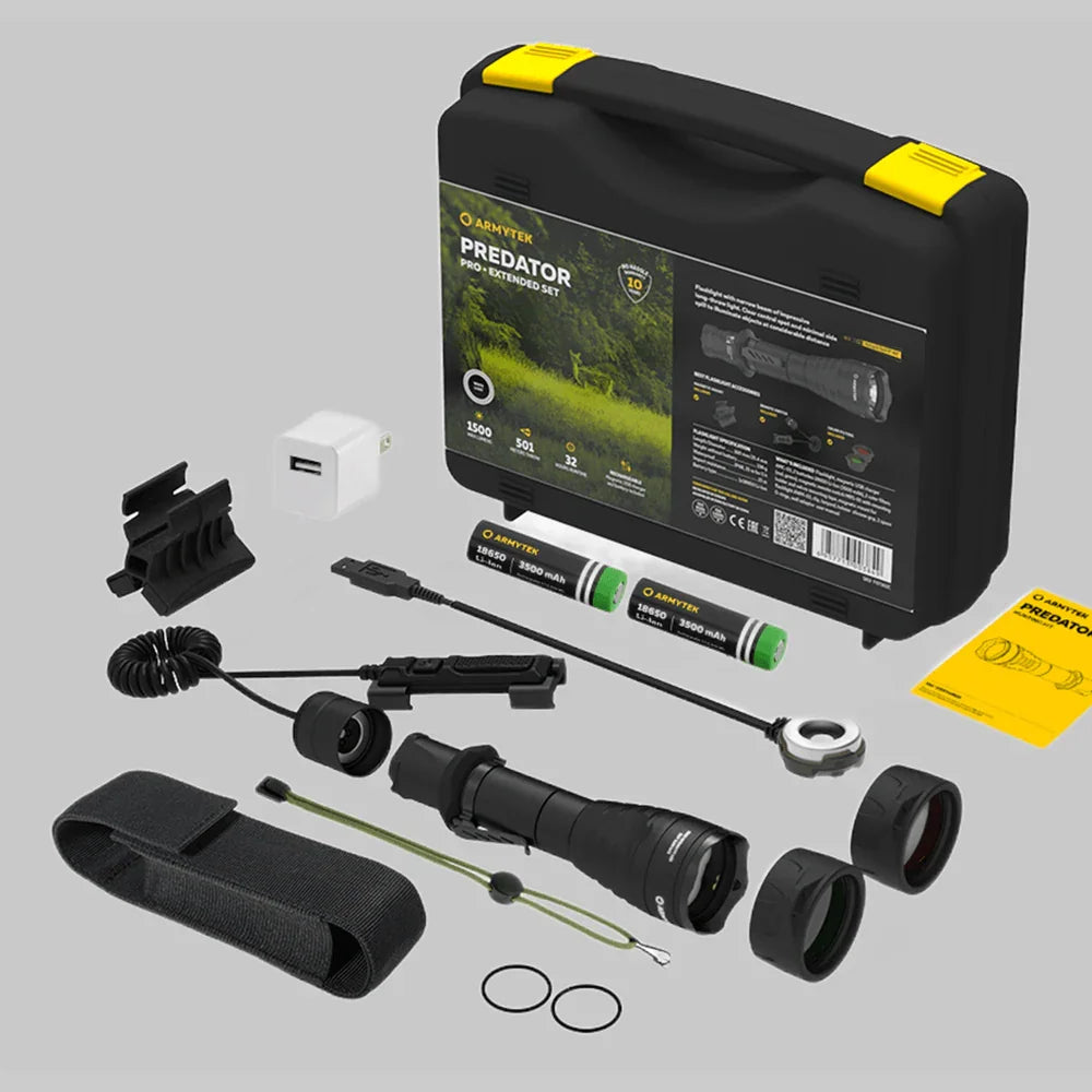 ARMYTEK PREDATOR PRO EXTENDED SET - Hunt The Night