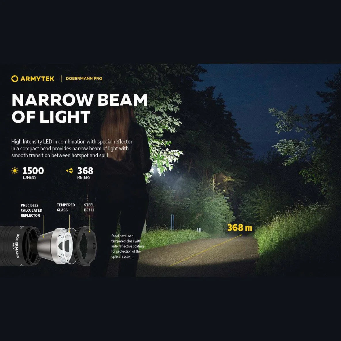 ARMYTEK DOBERMANN PRO MAGNET USB - XHP35 HI WHITE - Hunt The Night