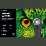 ARMYTEK WIZARD C2 PRO MAGNET USB (WARM LIGHT) - Hunt The Night