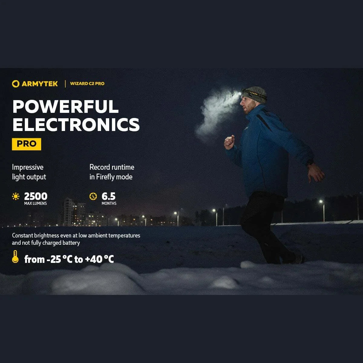 ARMYTEK WIZARD C2 PRO MAGNET USB (WARM LIGHT) - Hunt The Night