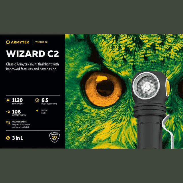 Armytek Wizard C2 Magnet Usb (warm Light)