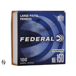 FEDERAL PRIMER 150 LARGE PISTOL 100x Pack