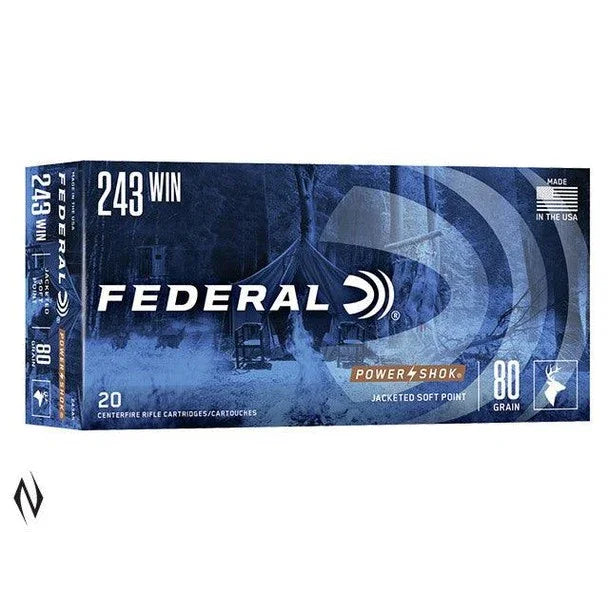 FEDERAL 243 WIN 80GR SP POWER-SHOK - Hunt The Night