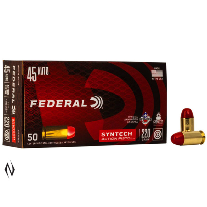 Federal 45 ACP 220gr TSJ Syntech Action Pistol American Eagle