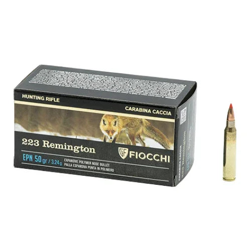 Fiocchi 223 REM 50gr VMAX Polymer Tip 50PK