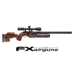FX King .25 Right Hand 600mm GRS Brown Hunting Rifle - Hunt The Night