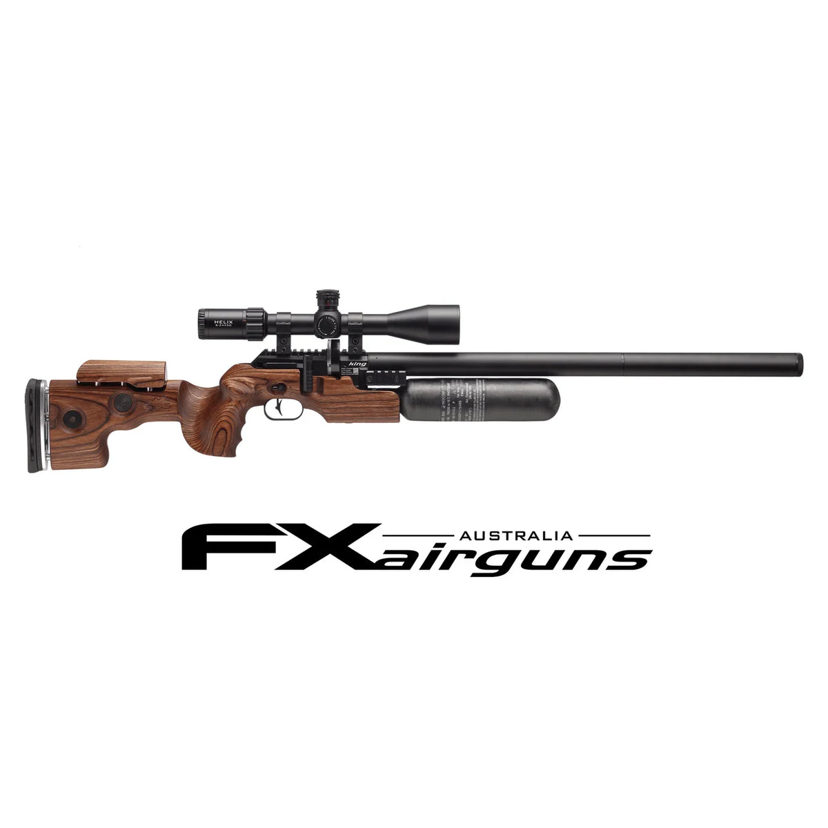 FX King .35 Right Hand 600MM GRS Brown Hunting Rifle - Hunt The Night