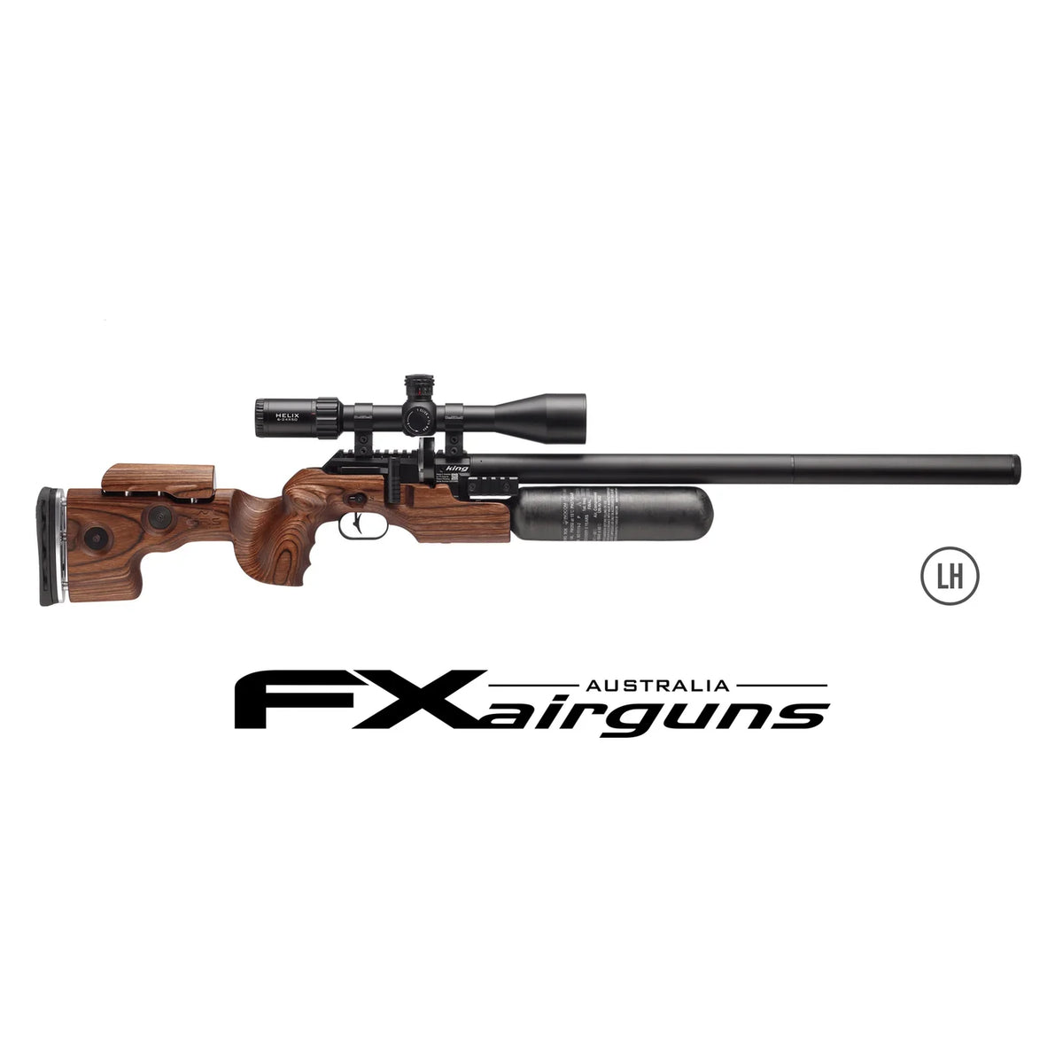 FX King .35 Left Hand 600mm GRS Brown Hunting Rifle - Hunt The Night