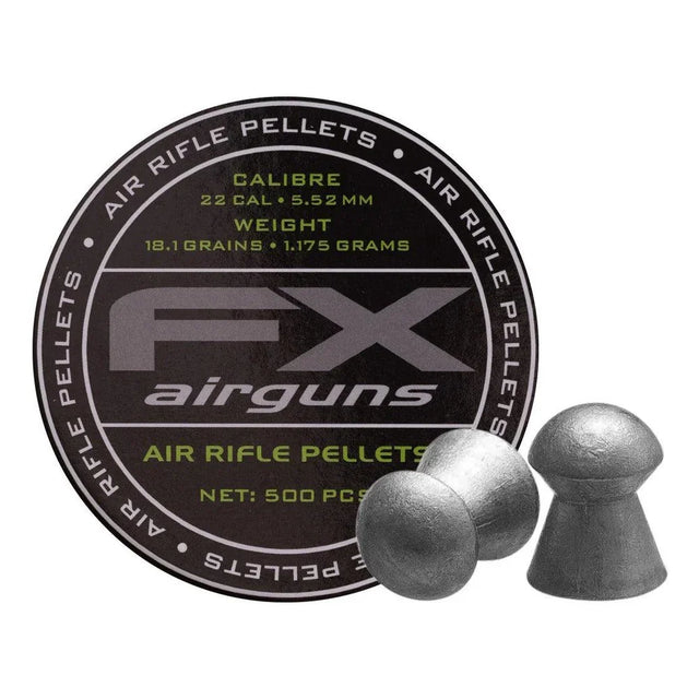 FX Premium Pellets (Diabolo JUMBO EXACT HEAVY) cal .22 / 5.52mm / 18.13gr (500 pcs)