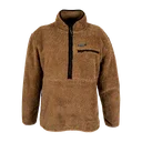 GO Casual Sherpa Half Zip Jumper - Tan - Womens