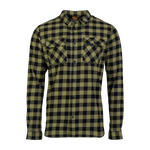 Spika Flannel Check Shirt - Mens - Moss Green