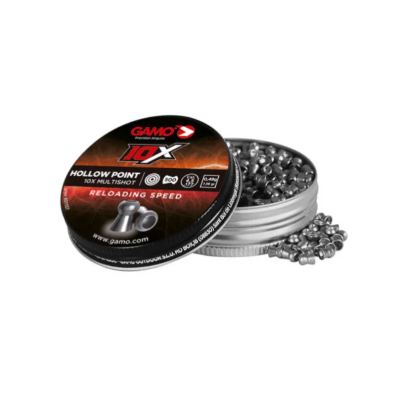 Gamo Pellets 10X Hollow Point .177 500/tin