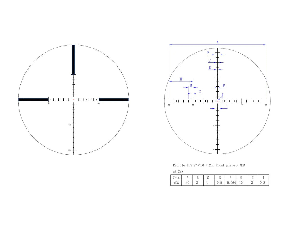 GPO SPECTRA 6X 4,5-27X50I SFP CCW MOAI