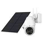 GERBER PTZ WiFi White Security Camera Solar - Hunt The Night