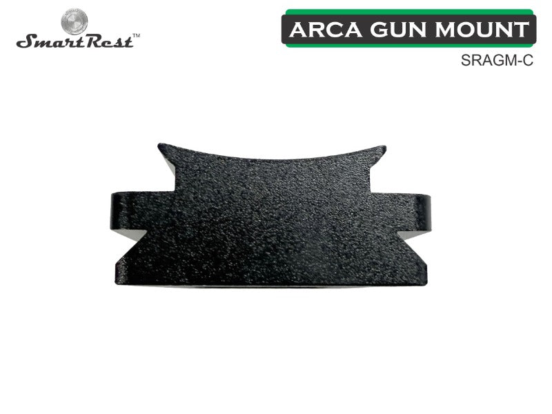 SmartRest Arca Gun Mount Plate for contoured stock (curved)