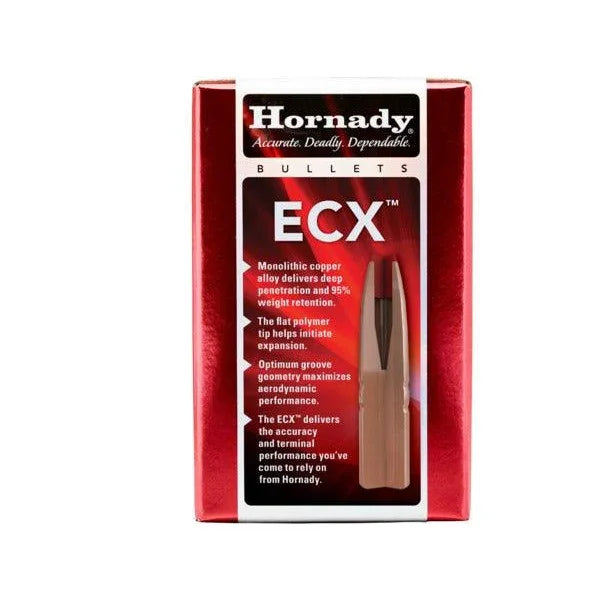 Hornady 22 Cal (.224) 50gr Ecx Projectiles (50pk)