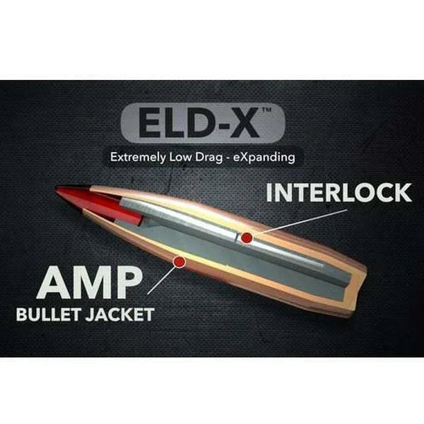 HORNADY .243 6MM 90 GRAIN ELD-X PROJECTILES 100 PACK - Hunt The Night