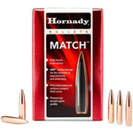HORNADY .264 6.5MM 140 GRAIN BTHP MATCH PROJECTILES 100 PACK - Hunt The Night