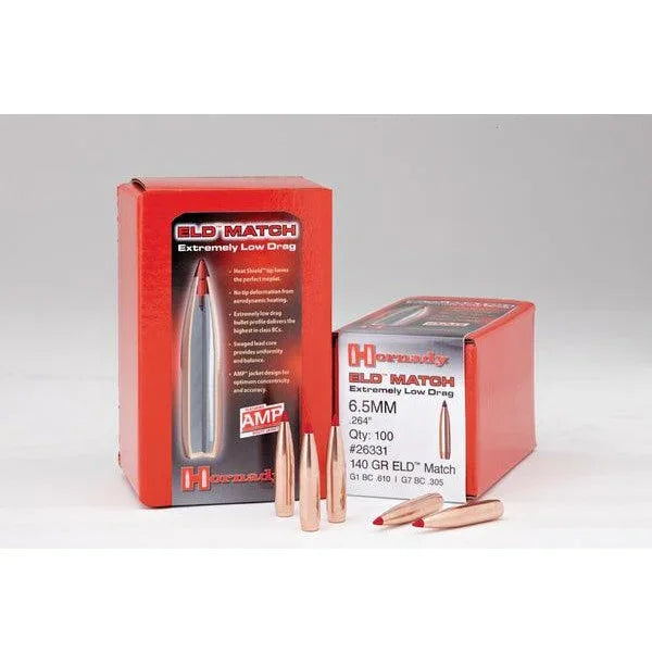 Hornady ELD-M Match 7mm (.284) 162gr Projectiles (100/box)