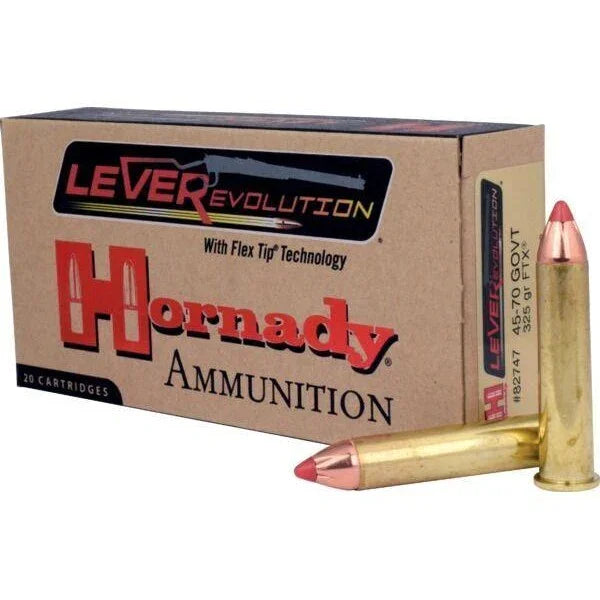 HORNADY LEVER EVOLUTION 45-70 Government 325GR FTX 20PK - Hunt The Night