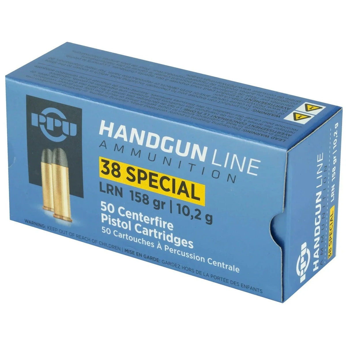 PPU 38 SPECIAL 158GR LRN X50