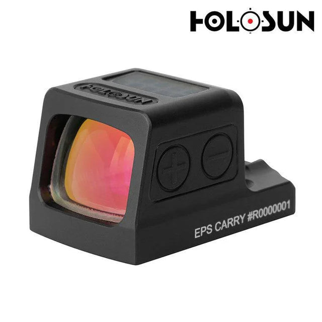 Holosun EPS-CARRY-RD-MRS; Enclosed Pistol Sight; Aluminium Housing; 2 MOA Dot or 32 MOA Circle Dot; Solar